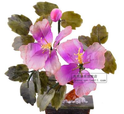 易水堂植物 以玉石為韻，裝點(diǎn)生活之美——探秘義烏小商品批發(fā)的天然玉石裝飾盆景